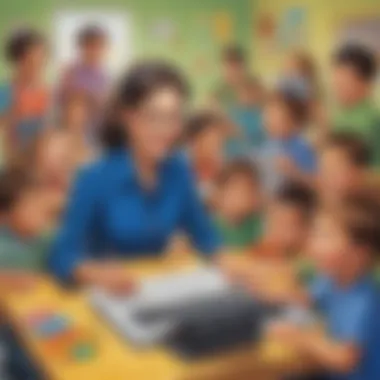 Integrating Technology in Learning Teacher using technology to teach alphabet songs to kids