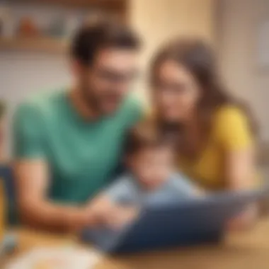 Parents supporting children's learning with technology