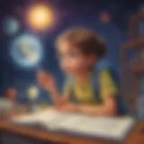 Child pondering thought-provoking questions