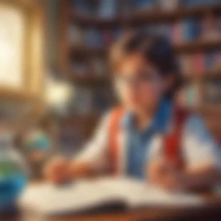 Child exploring scientific concepts through questions