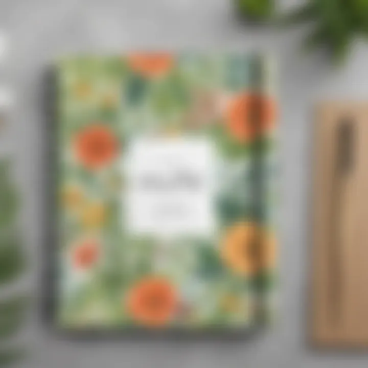 Botanical themed teacher planner for organization