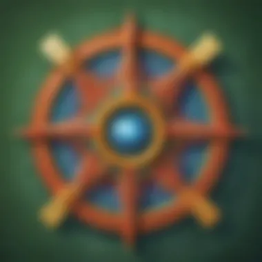Illustration illustrating the beauty of mathematical logic