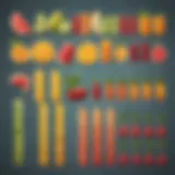 Colorful bar graph illustrating different fruit preferences