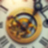 Intricate Clock Mechanisms Artistic representation of clock mechanisms showcasing intricate details