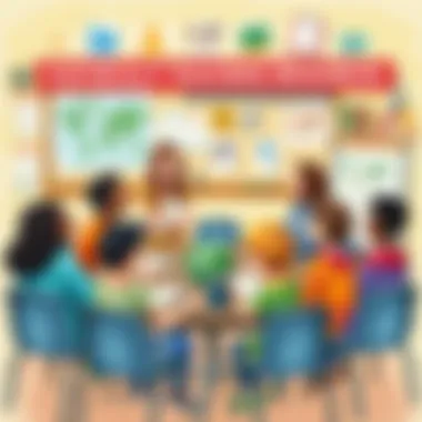Culturally Diverse Teaching Resources Illustration of teaching materials reflecting various cultures