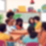 Diverse classroom setting promoting inclusivity