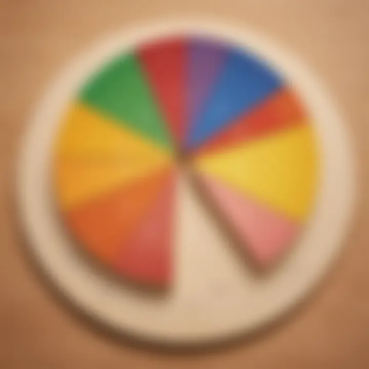 Interactive fraction pie chart