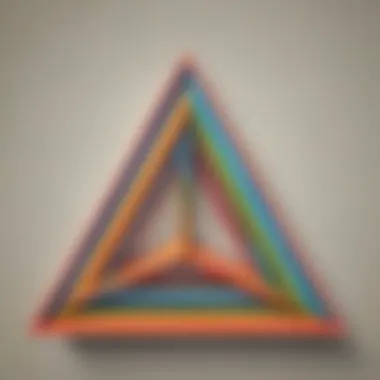Parallel Lines in Triangle A geometric figure showcasing parallel lines within a triangle.