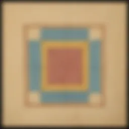 Geometric representation of a square and its diagonal