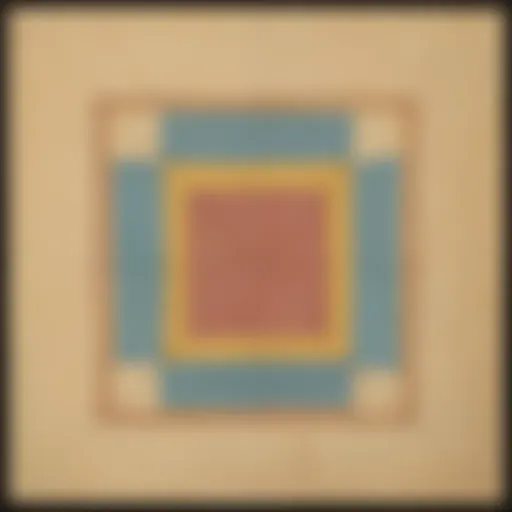 Geometric representation of a square and its diagonal