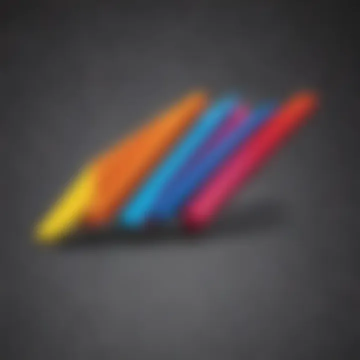 Visual representation of the properties of parallelograms like opposite sides and angles