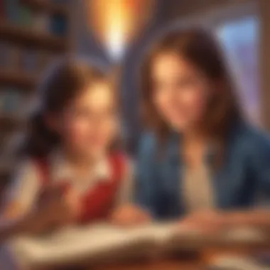 Illustration symbolizing curiosity and passion for learning in children
