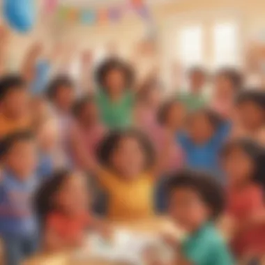 Celebrating Diversity in Learning Illustration showcasing the diversity and inclusivity of free Pre-K programs