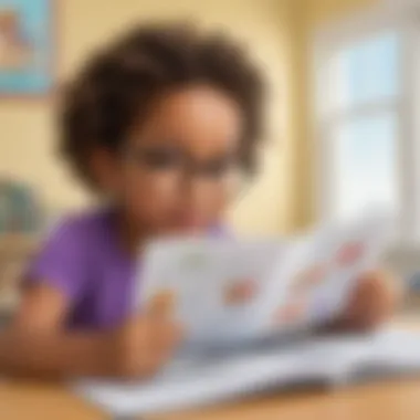 Empowering Young Minds Illustration showcasing the educational value of CVC word worksheets in elementary education