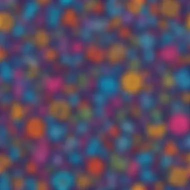 Vibrant Math Environment Illustration of colorful math symbols and numbers in a playful design