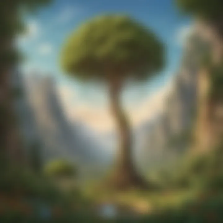 Visualization of exponential growth in nature