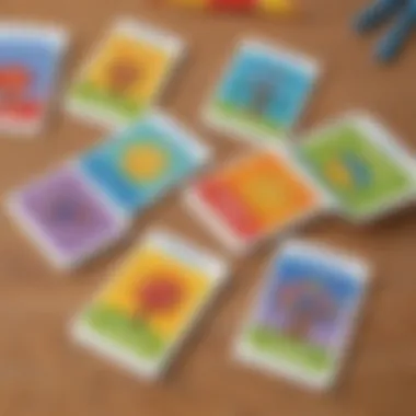 Vibrant PreK Sight Word Flashcards Colorful flashcards with preK sight words