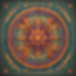 Illustration depicting the concept of geometric symmetry