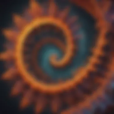 Infinite Complexity: The Intriguing World of Fractal Geometry Abstract representation of the Mandelbrot set in fractal geometry