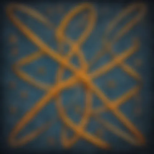 Abstract Illustration of Multiplication Equations
