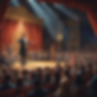 Mysterious disappearing act on stage