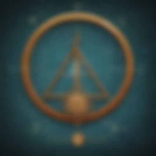 Illustration depicting mathematical equations and symbols