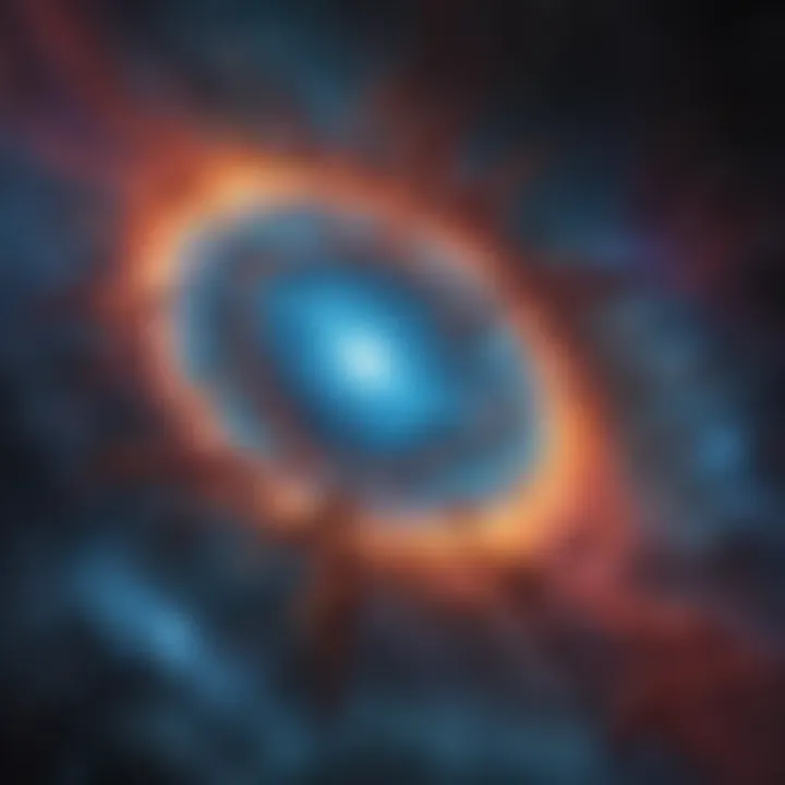 A mesmerizing portrayal of a nebula in deep space