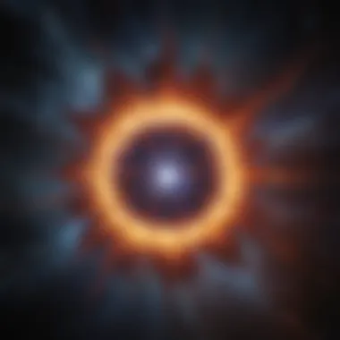 Supernova Spectacle: Birth and Destruction in Harmony A stunning visualization of a supernova explosion illuminating the cosmos