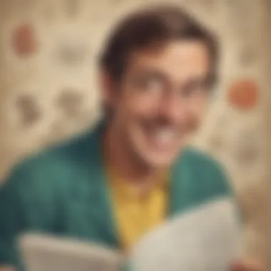 Navigating the Territory of Cringeworthy Jokes Cringe-Inducing Humor Illustration