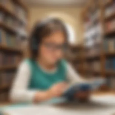 Virtual library experience for young readers