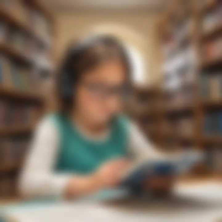 Virtual library experience for young readers