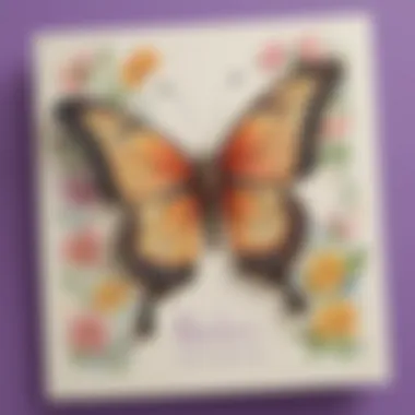 Enchanting Butterfly Card Design Whimsical butterfly card design for Mother's Day